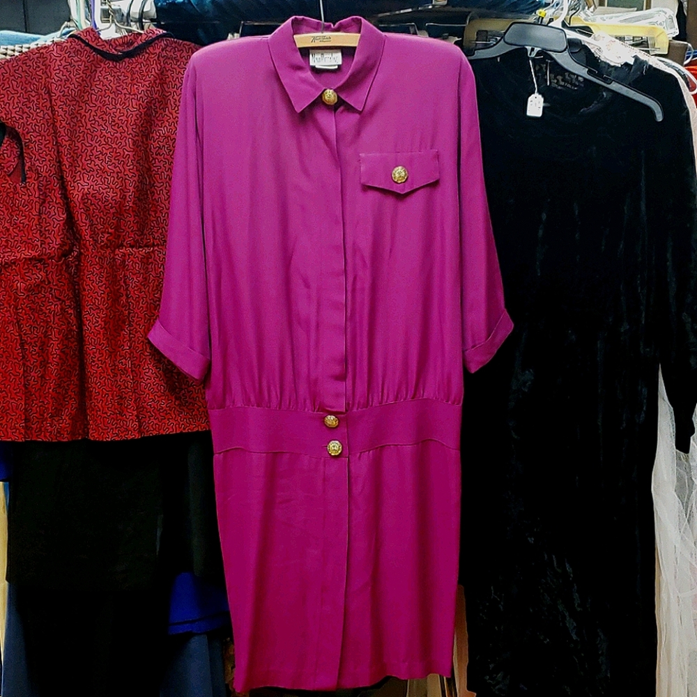 Vintage '80s Golden Girls Dorothy slouchy dress
